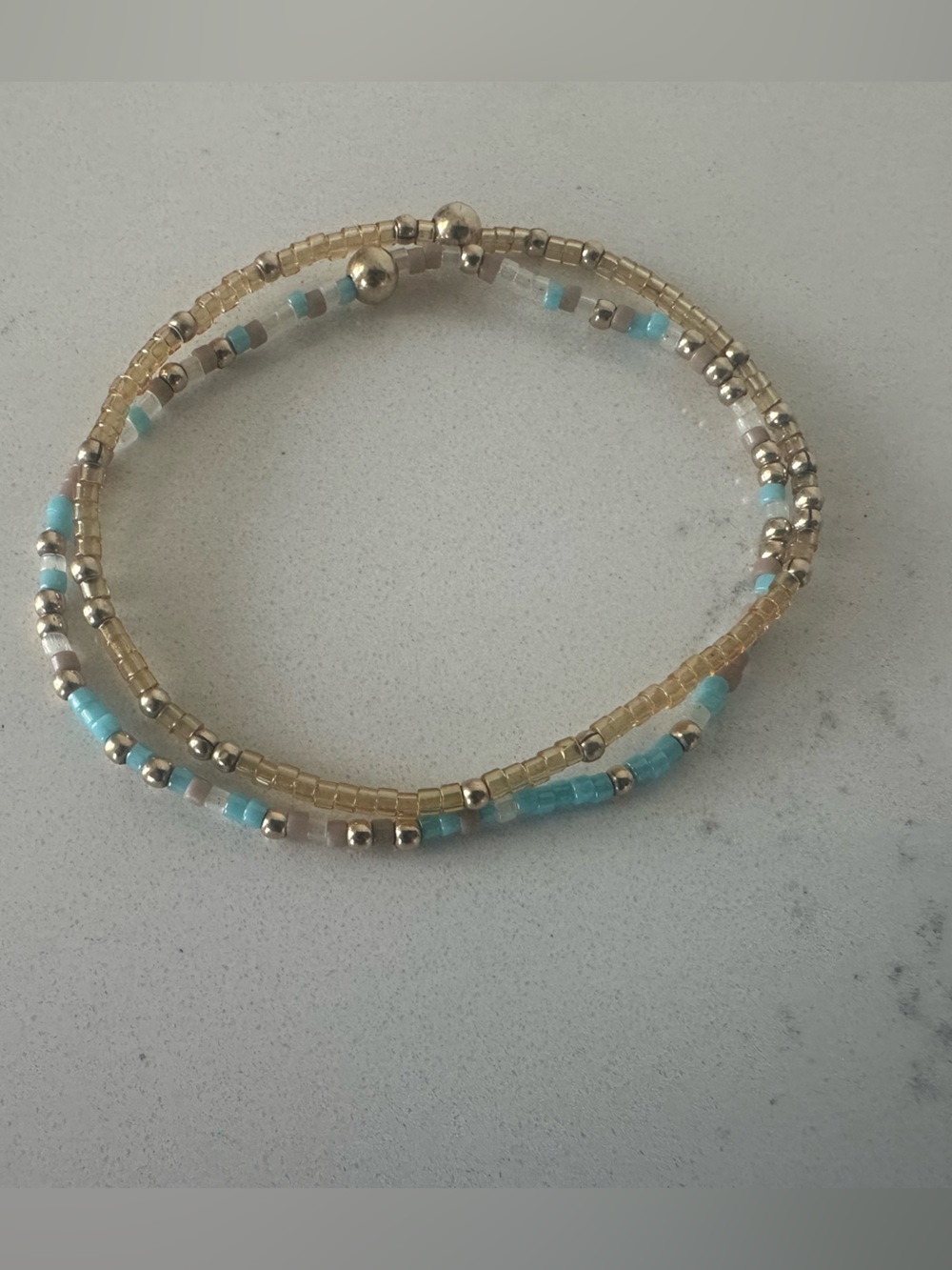 eNewton eGirl hope beaded bracelets 5.5”